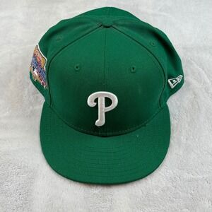 Philadelphia Phillies New Era 1996 All Star Game Patch Fitted Hat Mens 7 7/8‎